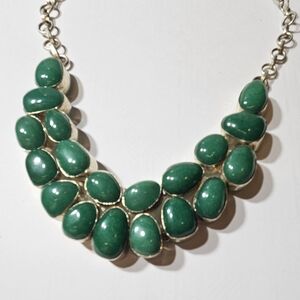 Elegant Green GemStone Necklace